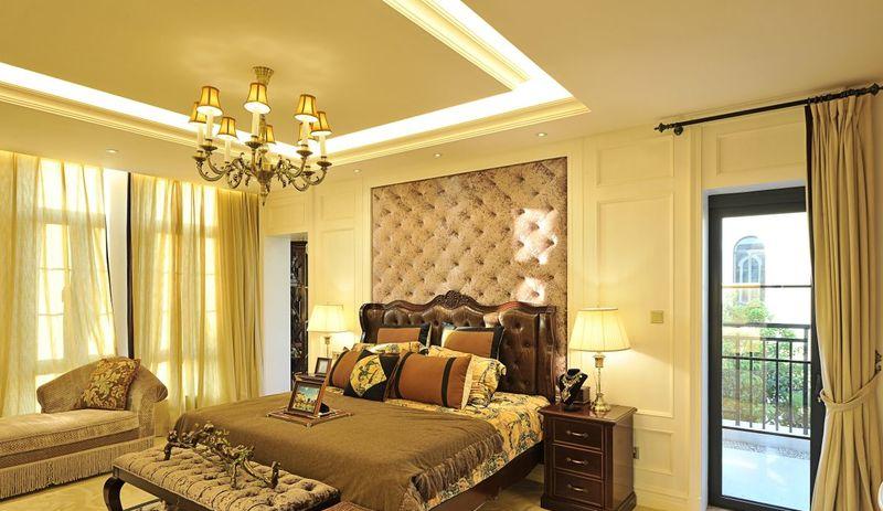深圳塞纳湾高端别墅软装设计效果图-美式新古典别墅软装效果图-18