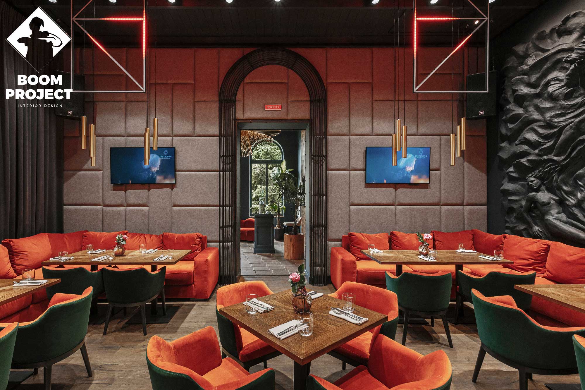 Queen Odessa 餐厅和卡拉 OK 设计丨乌克兰敖德萨丨BOOM project-37