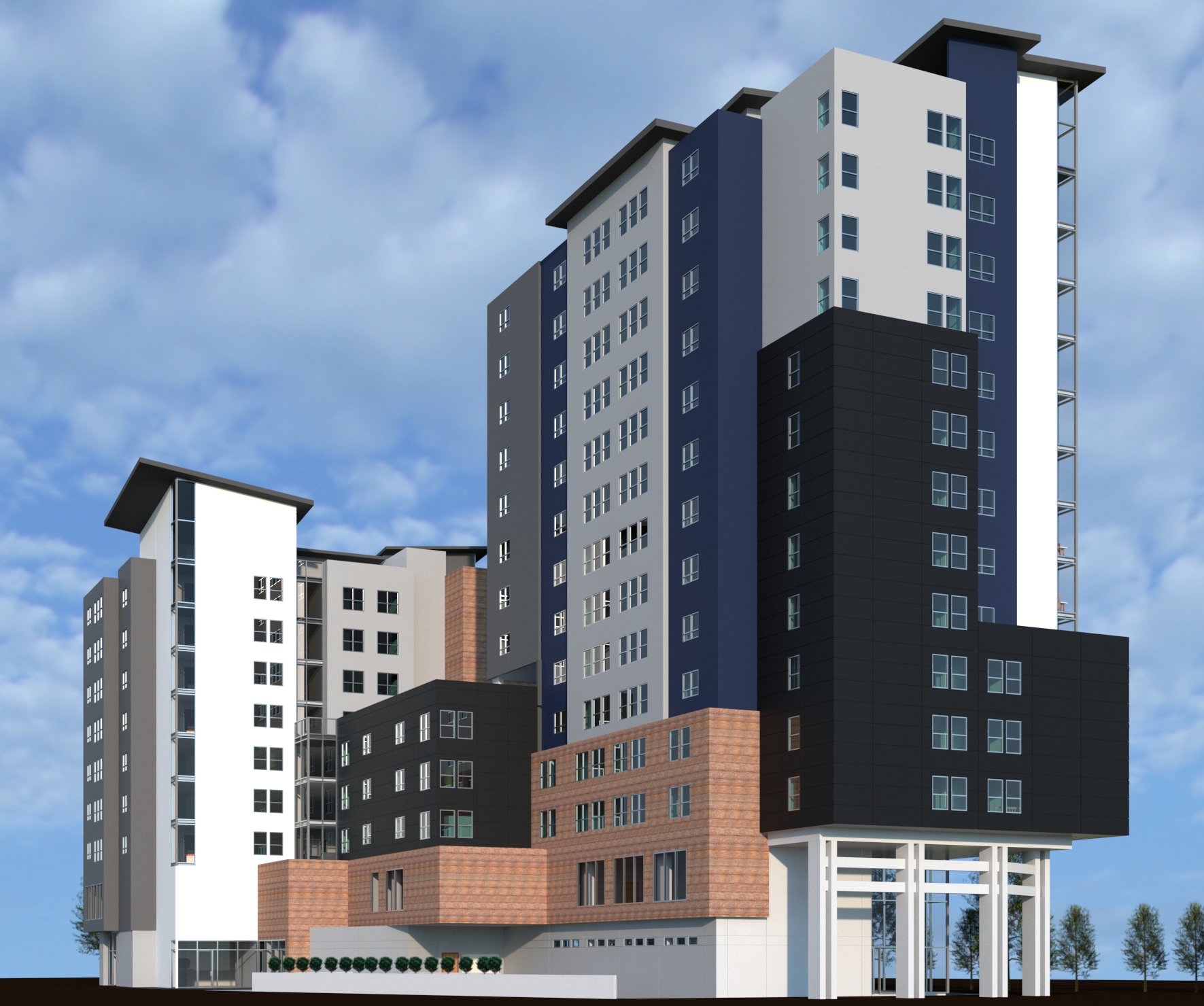 多功能养老社区设计-9