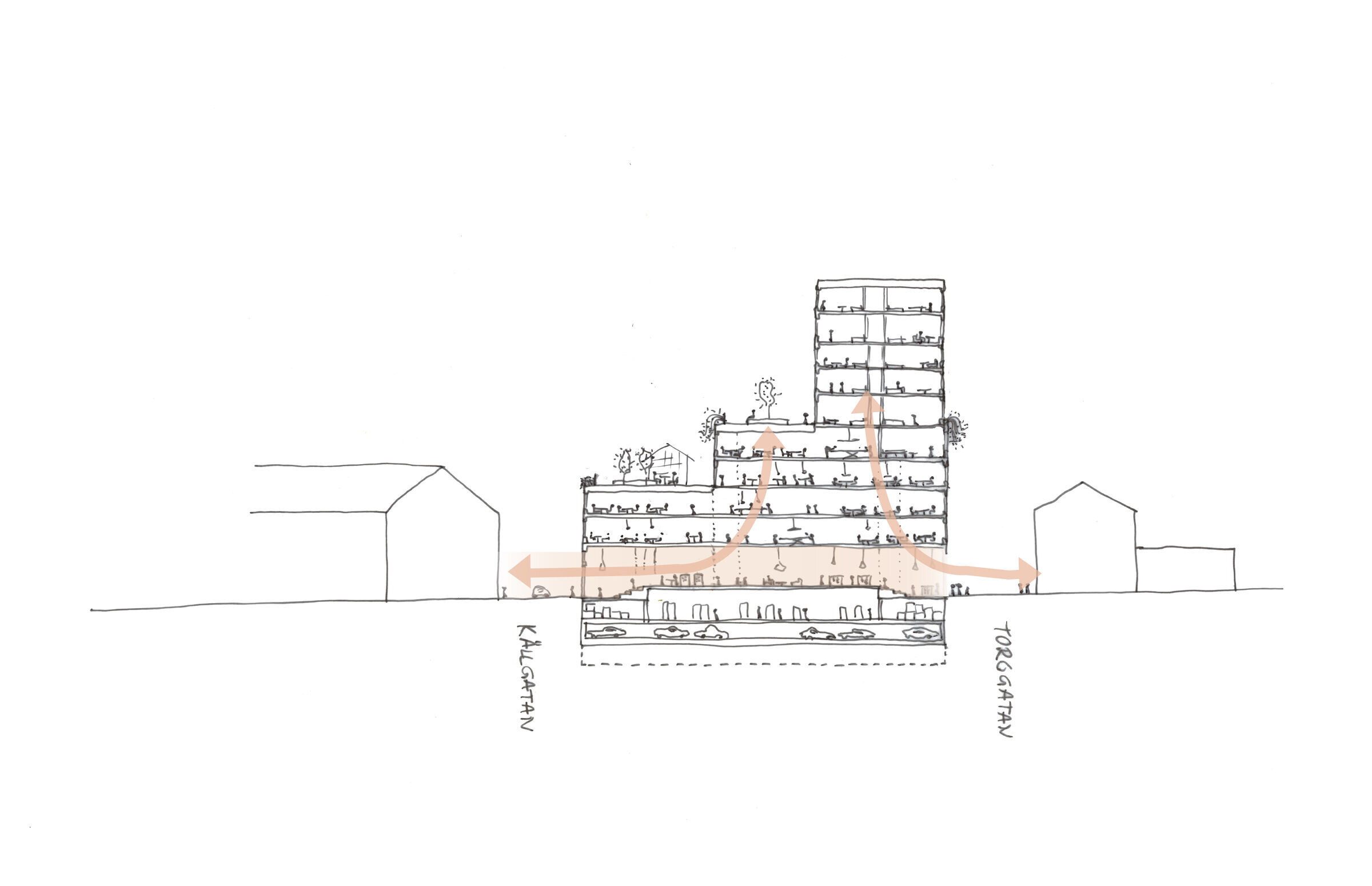 瑞典恩科平市中心的“Paushuset”建筑丨Kjellander Sjöberg-14