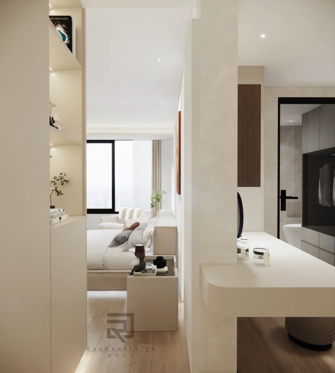 嘉陵江天 · 220㎡天际大平层的阔景设计与生活品味丨中国渝北丨澹然团队,橙色软装-52