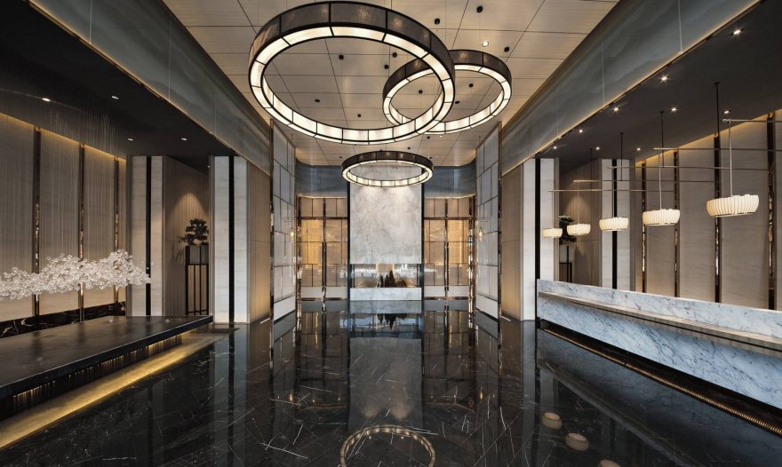 东方美学中的洒脱写意,深圳财富城营销中心 盘石设计-0