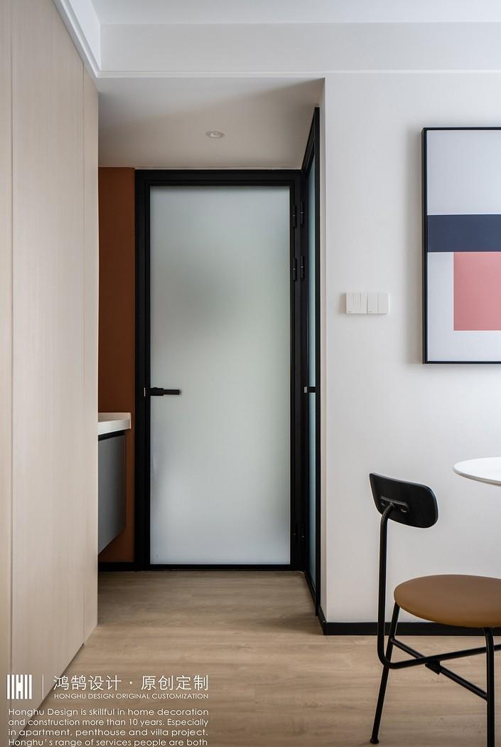 鸿鹄设计上海平层 | 多功能榻榻米书房++ 阳台，美观实用-15