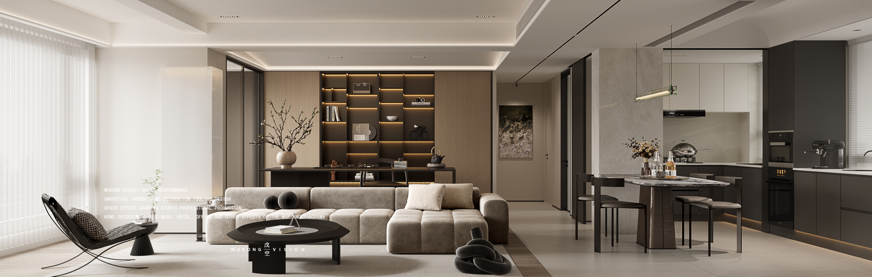 戊空效果图表现一黑白灰风格-7