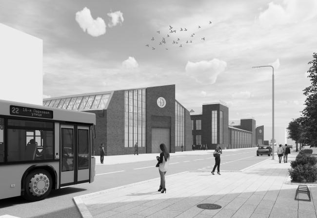 莫斯科运输博物馆（康斯坦丁·梅尔尼科夫车库改造）丨俄罗斯莫斯科丨尤里·格里戈良,AB梅加诺姆-79