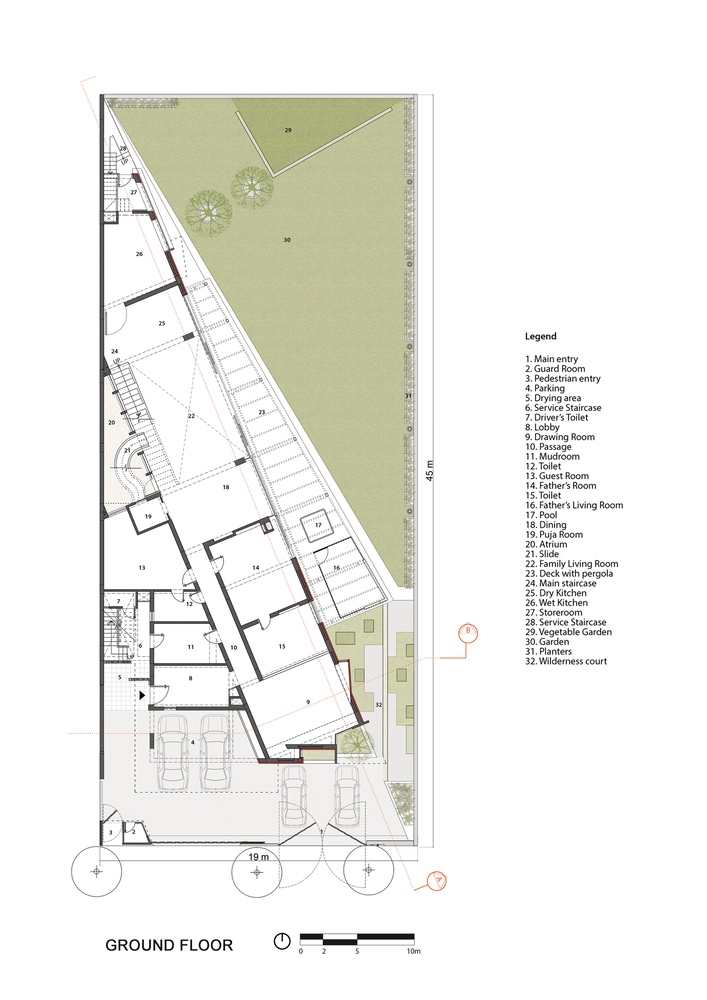 印度 Chromatic House · 色彩斑斓的童趣之家丨Anagram Architects-47