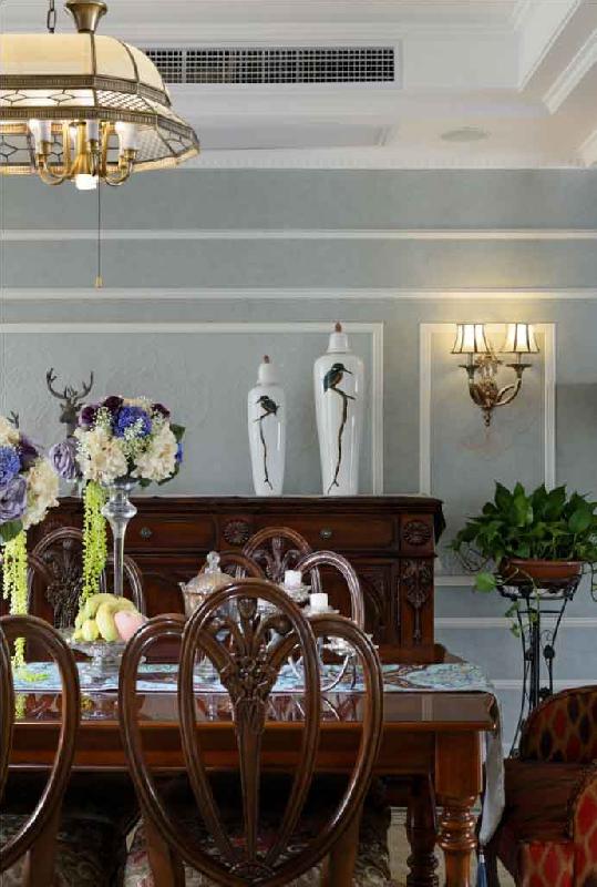 南京湖滨世纪花园老房翻新,美式新传统风格诗意栖居-13