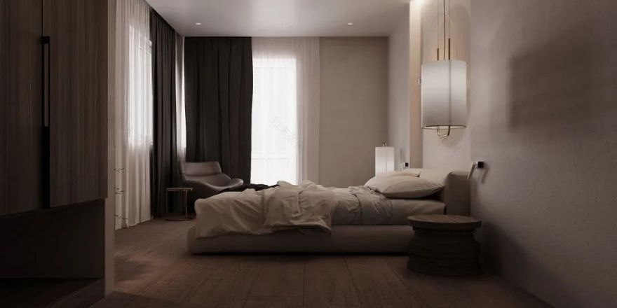 乌克兰现代家居设计展 | 原木、灰色与黑色的和谐空间-33