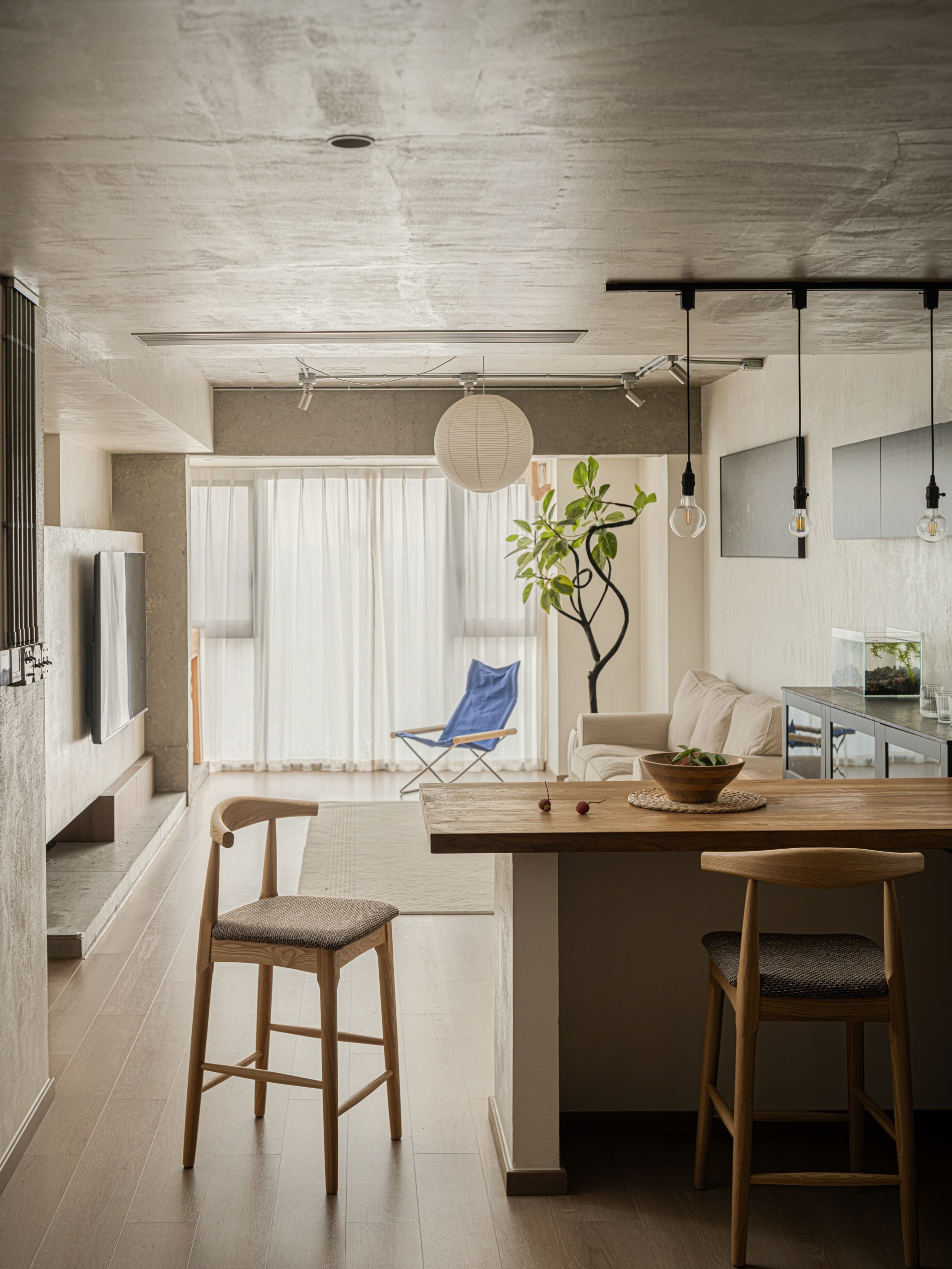 《木序》124㎡原木工业风丨中国成都丨宏福樘设计-14