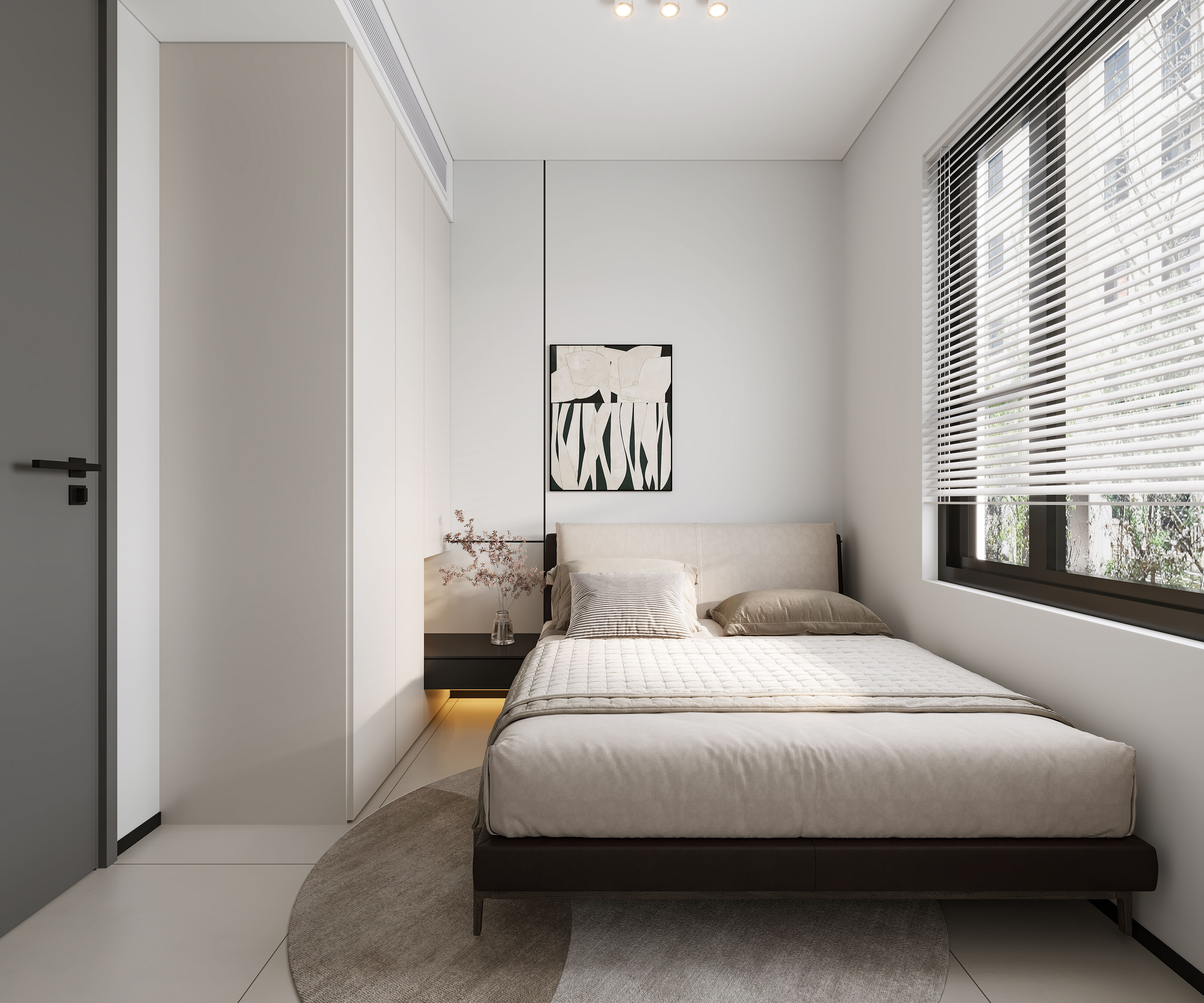 现代简约风平层家装-3