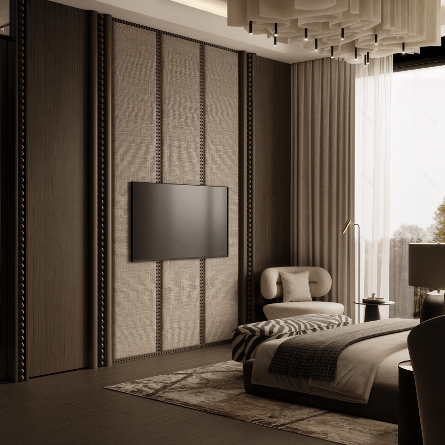 简约卧室丨俄罗斯莫斯科-7