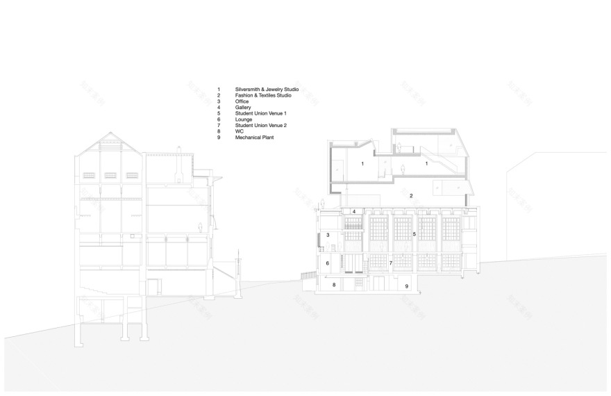 格拉斯哥艺术学院丨英国格拉斯哥丨斯蒂文·霍尔建筑师事务所-60