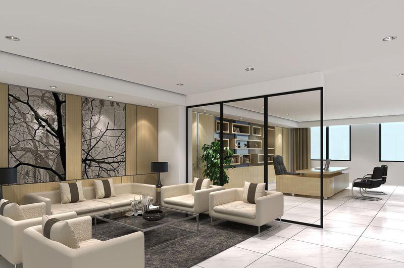 烟台惠通网络科技现代简约办公楼设计-18