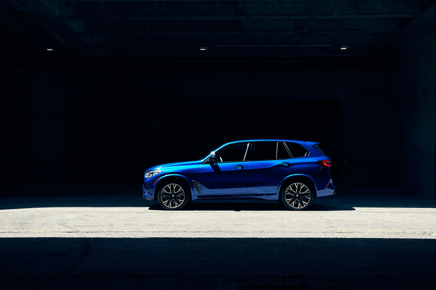 2021 BMW X5M Competition 洛杉矶夜行记-17