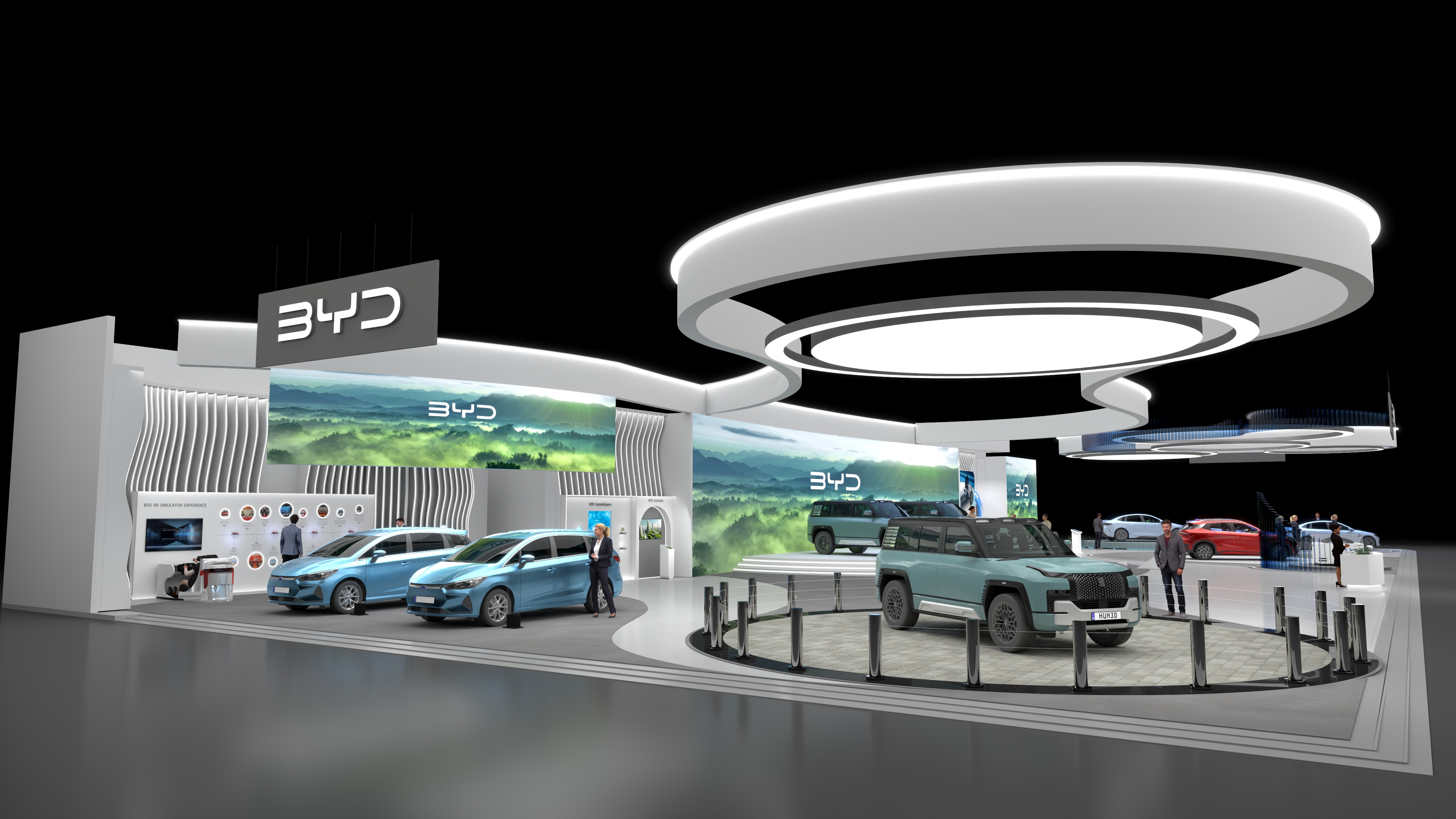 汽车展厅 BYD Stall Design (Auto Expo)-7