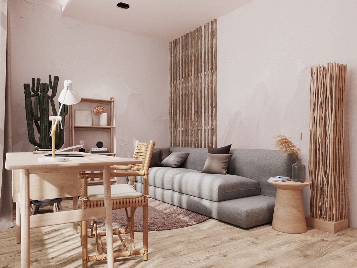 110m2空间设计--自然元素，温馨又高级！-13