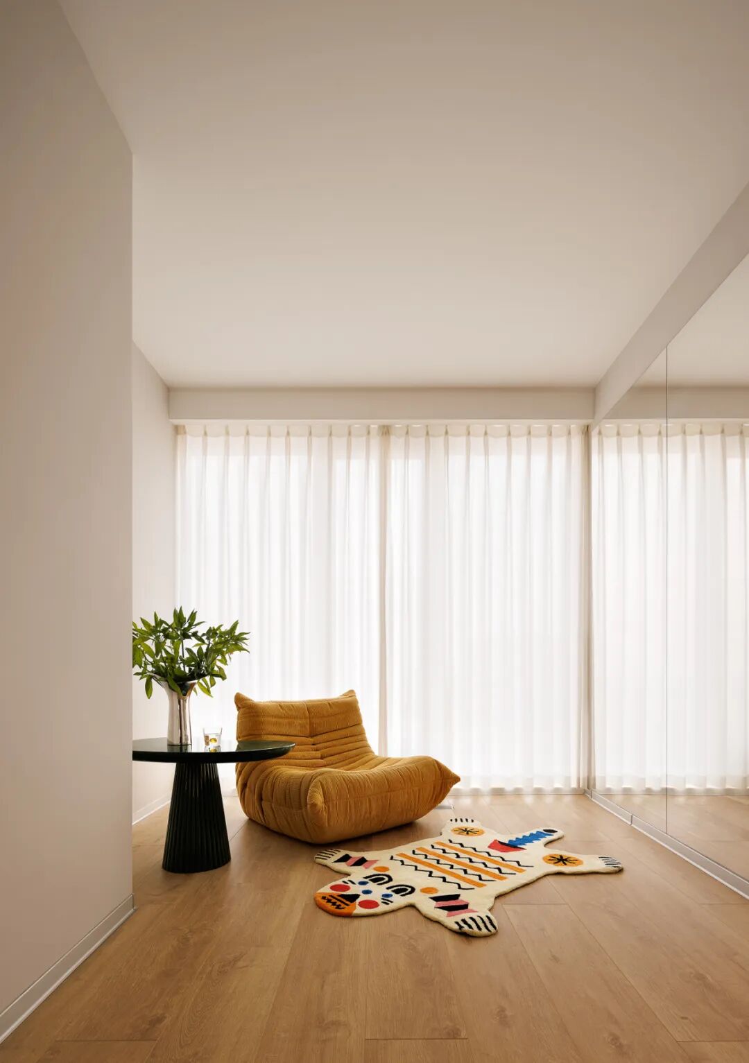 祎间设计|203㎡中鹰黑森林|时光褶皱里的功能美学-36