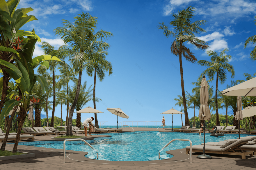 日落泳池丨Fábio Claudino-7