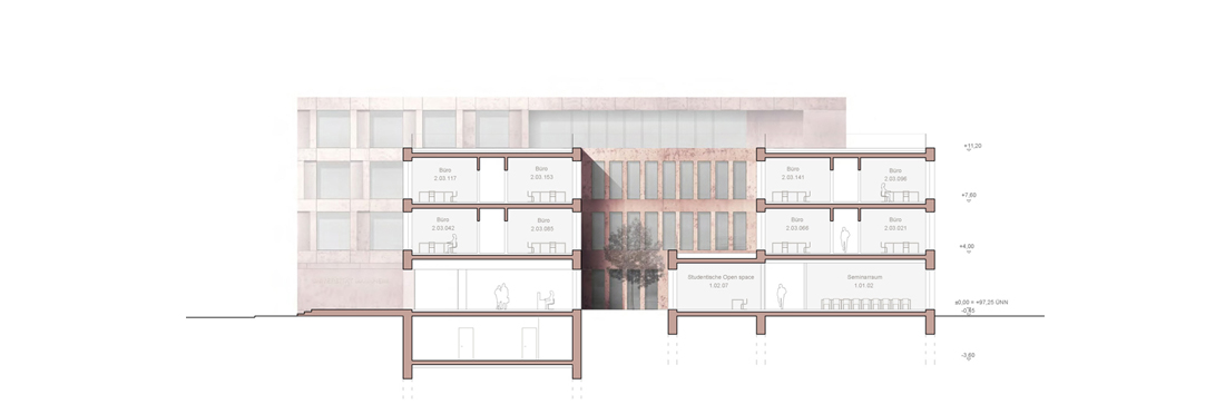 曼海姆大学新研究教学楼丨德国曼海姆丨Jan Kleihues与Johannes Kressner-18