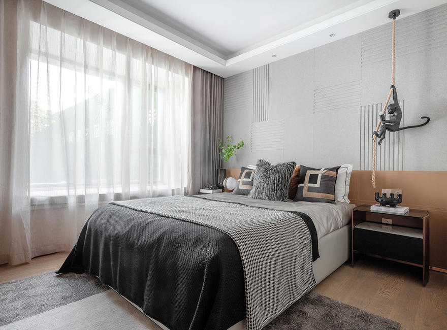 现代城市别院 | 简约几何与激情色彩的完美融合-15