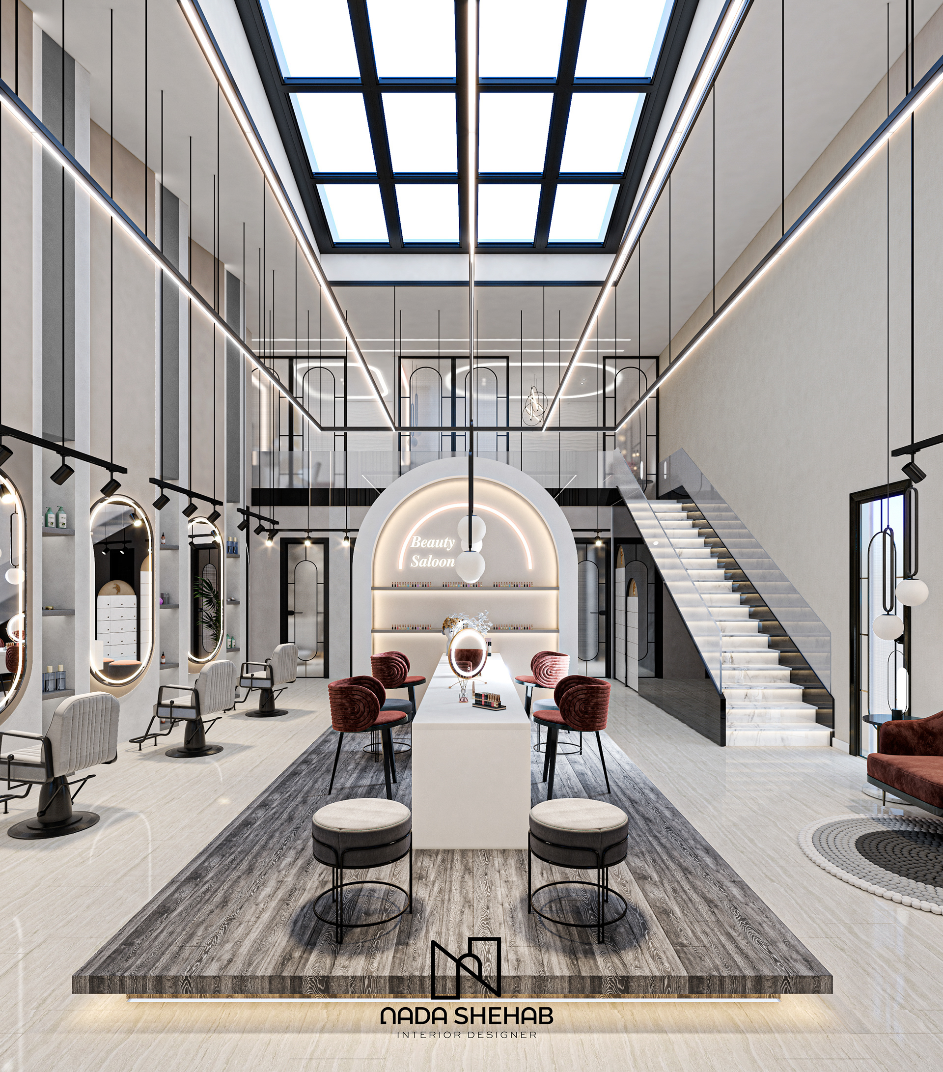 BEAUTY SALOON美容沙龙丨沙特阿拉伯丨DESIGN PASSION OFFICE,NADA SHEHAB-5