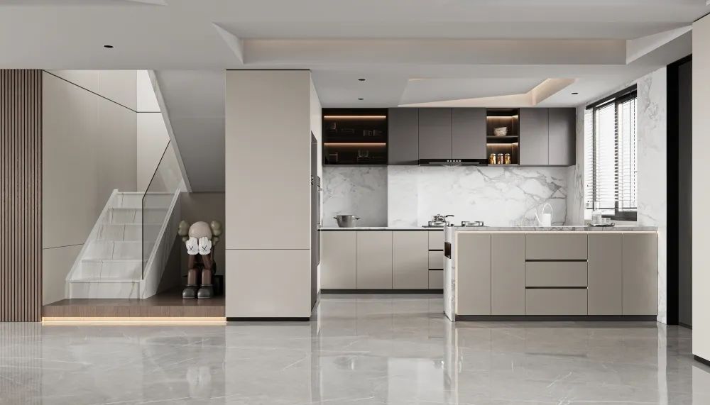 中海·曲江大城极简复式住宅丨中国西安丨西安锐格惟辰装饰工程有限公司-12