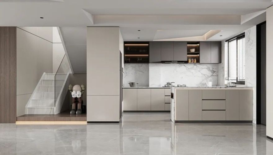 中海·曲江大城极简复式住宅丨中国西安丨西安锐格惟辰装饰工程有限公司-12