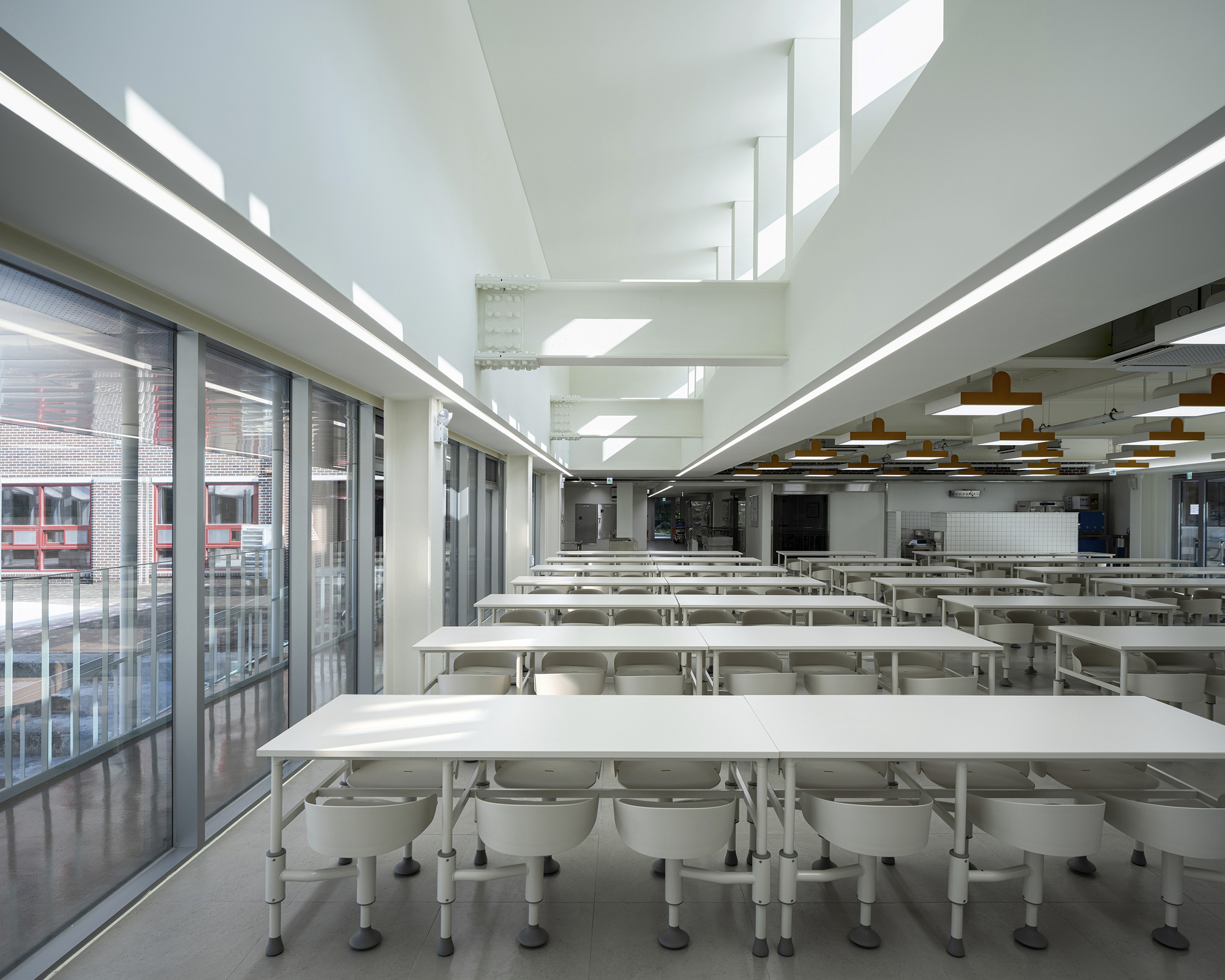Mirae High School of Science & Technology Cafeteria Extension 高中学校食堂丨Bare Ground Architects-39