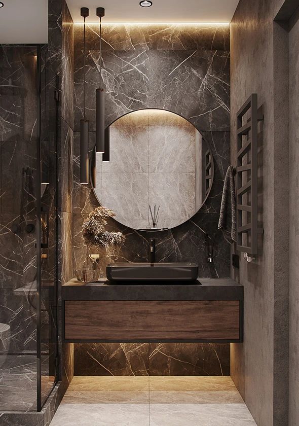 89㎡原木黑家居丨Alexander Bocharov-35