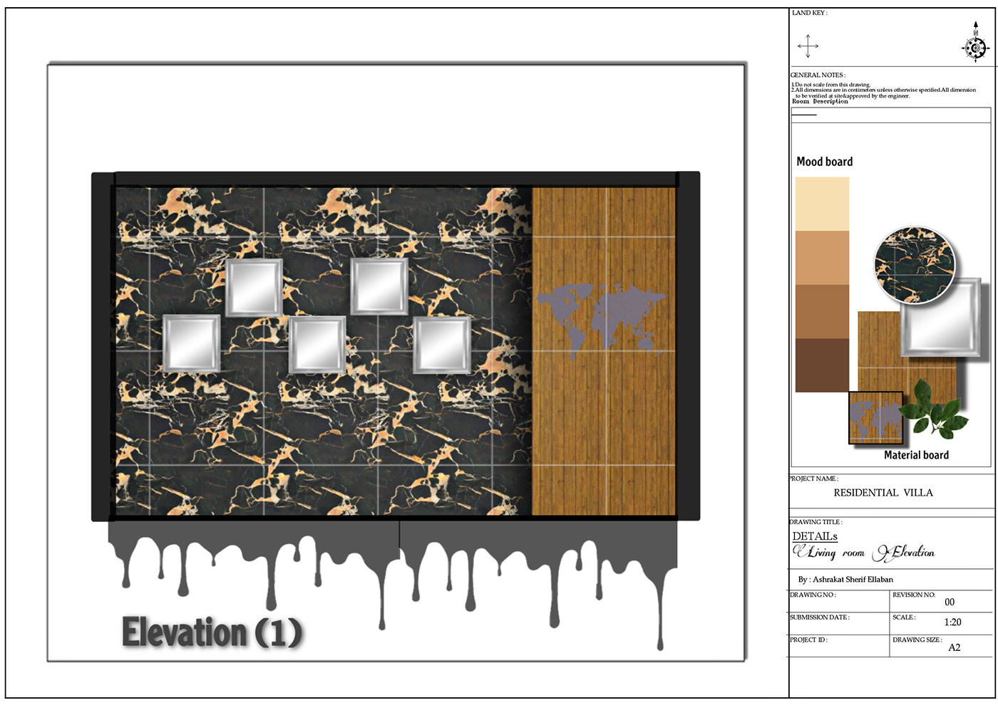 Living room with dinning side-1