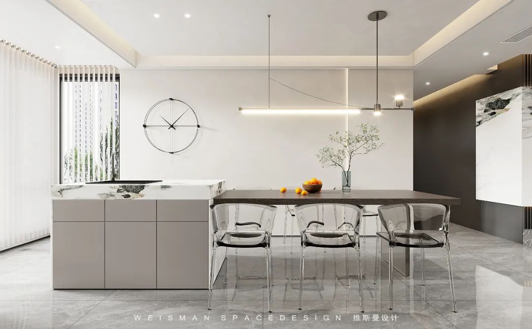 黑白灰雅境 · 湖北孝感 140㎡全案设计丨中国孝感丨苏州维斯曼全案设计-18