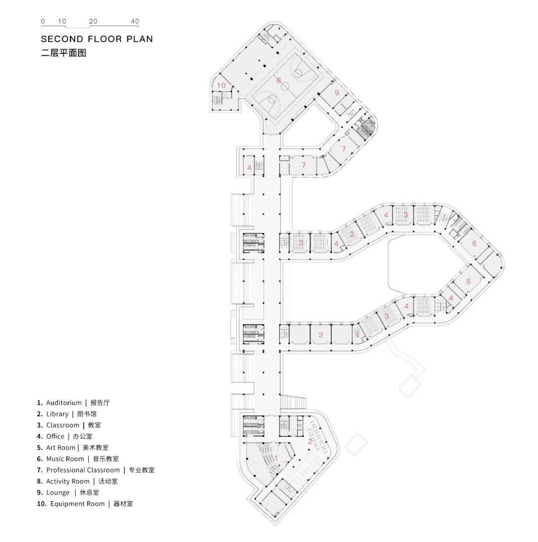 【AT】浙大院肆建筑作品丨流动的知识音符——杭州高级中学附属滨江中学-79