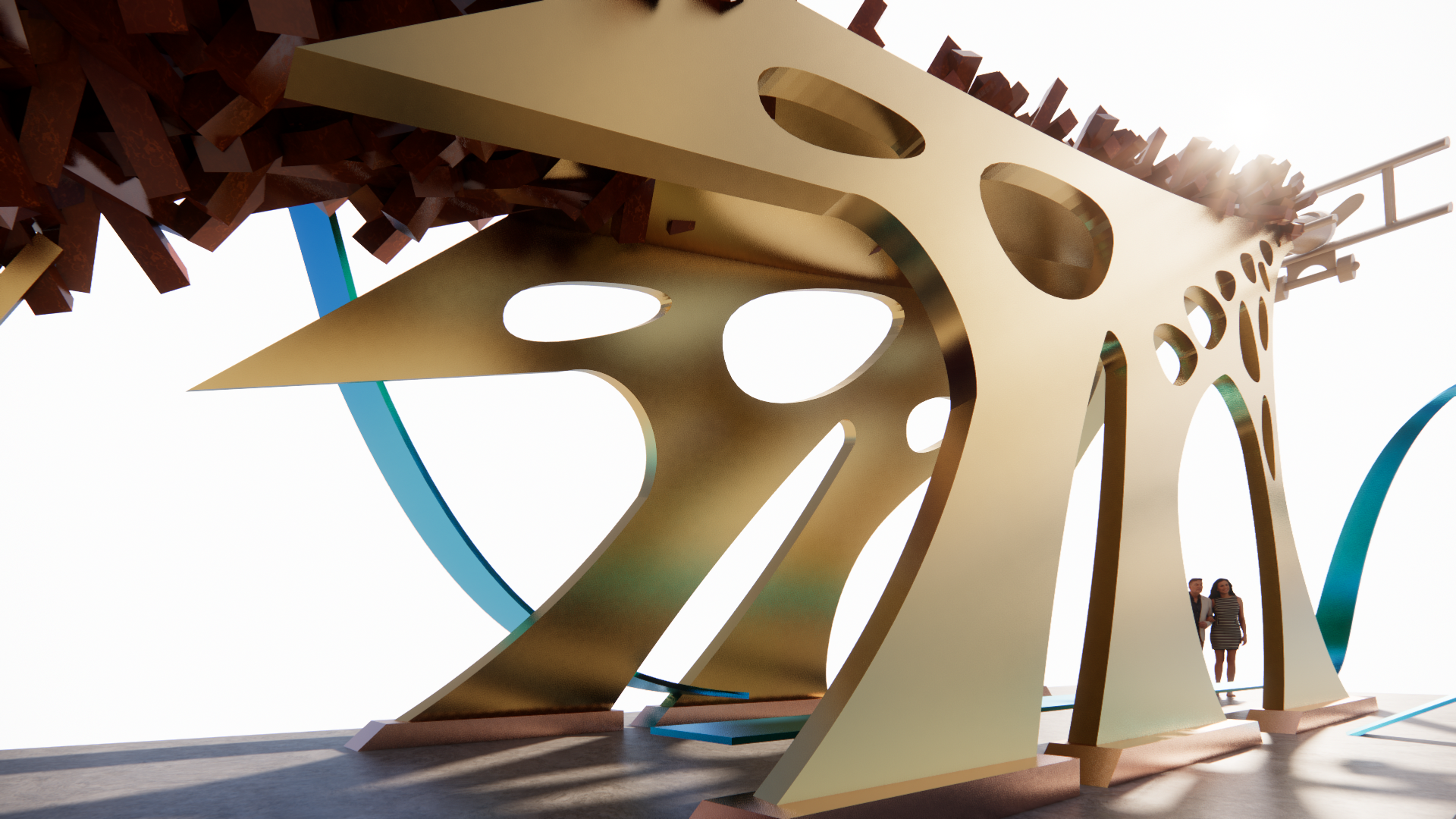 飞行员，雕塑，BGA丨axios_architecture-11