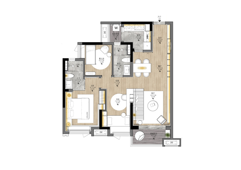 半盏清茶 · 肇庆方直亚汀公馆样板间设计丨中国肇庆丨广州奥迅室内设计有限公司-29