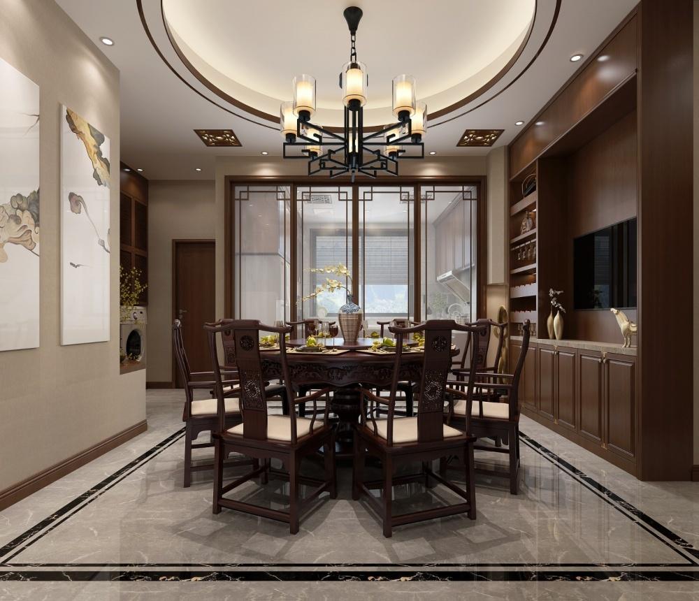 
万安县装修中式装修，别墅装修 -2