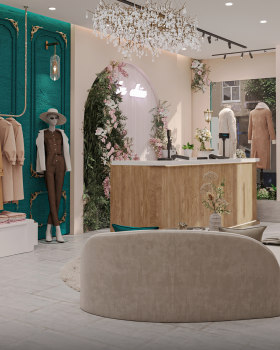La chic 服装店设计