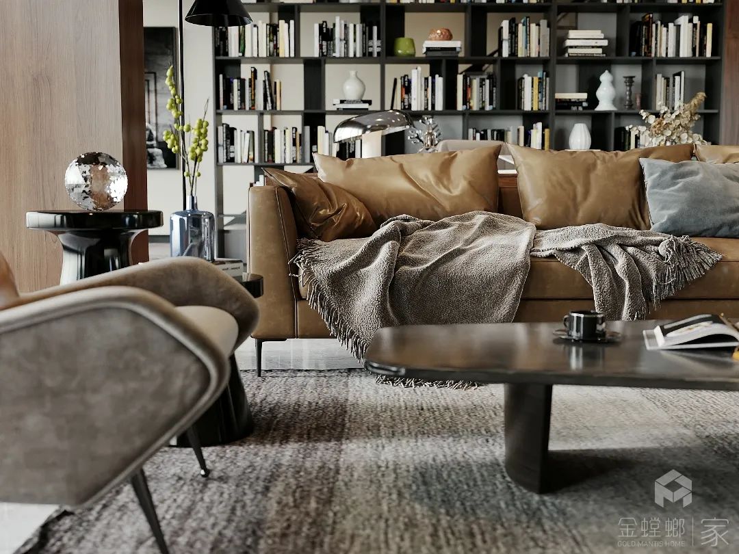 月亮湾现代风别墅丨金螳螂家三明店-4