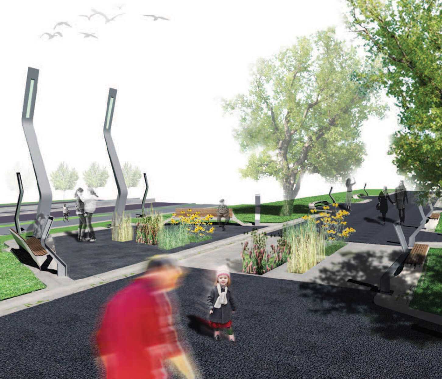 记忆之路 · 卡尔加里滨水景观设计-13