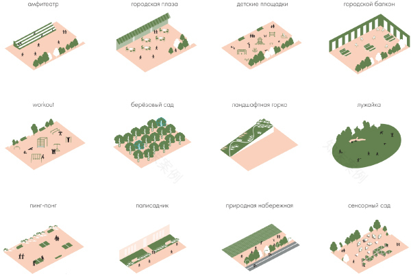 ЖК “Now” 小区环境美化项目-49