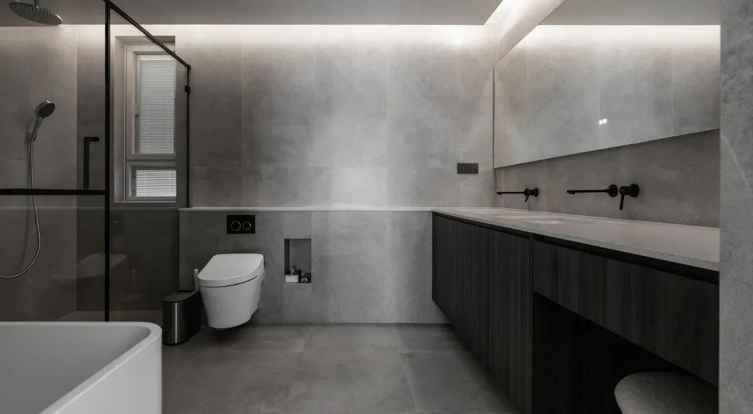 158㎡全承重墙老三居的现代简约设计丨研筑国际室内设计事务所-55