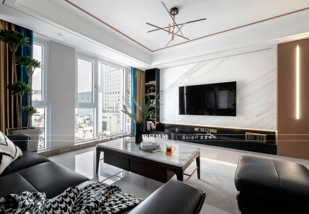118㎡现代简约风家居设计丨铭品装饰-10