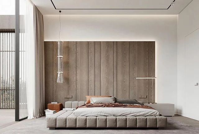 私人空间的艺术品——100 款卧室背景墙设计鉴赏-29