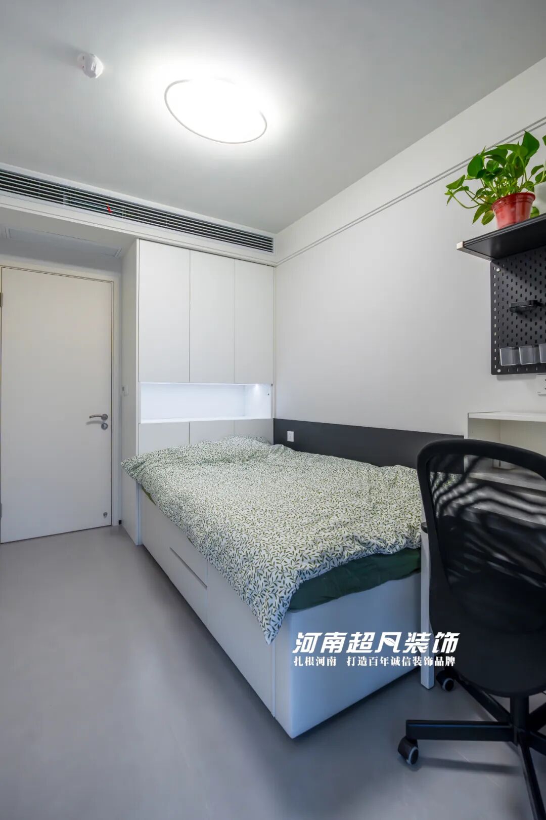 完工首发丨金水区美盛教育港湾，110平黑白灰极简风，色彩纯粹层次丰富-156