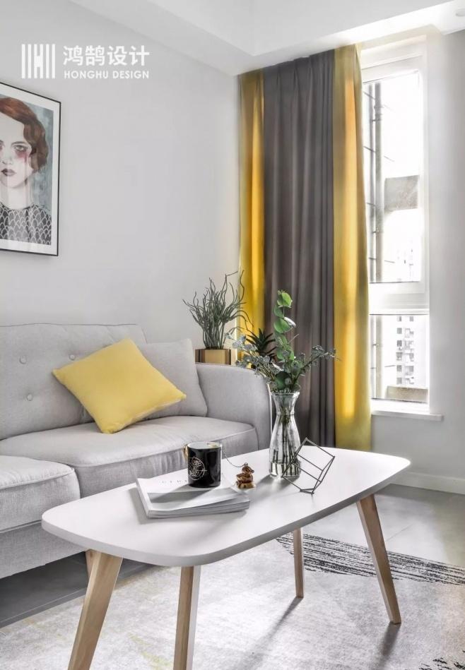 镇江鸿鹄设计丨平层丨鸿鹄设计  75㎡北欧-2