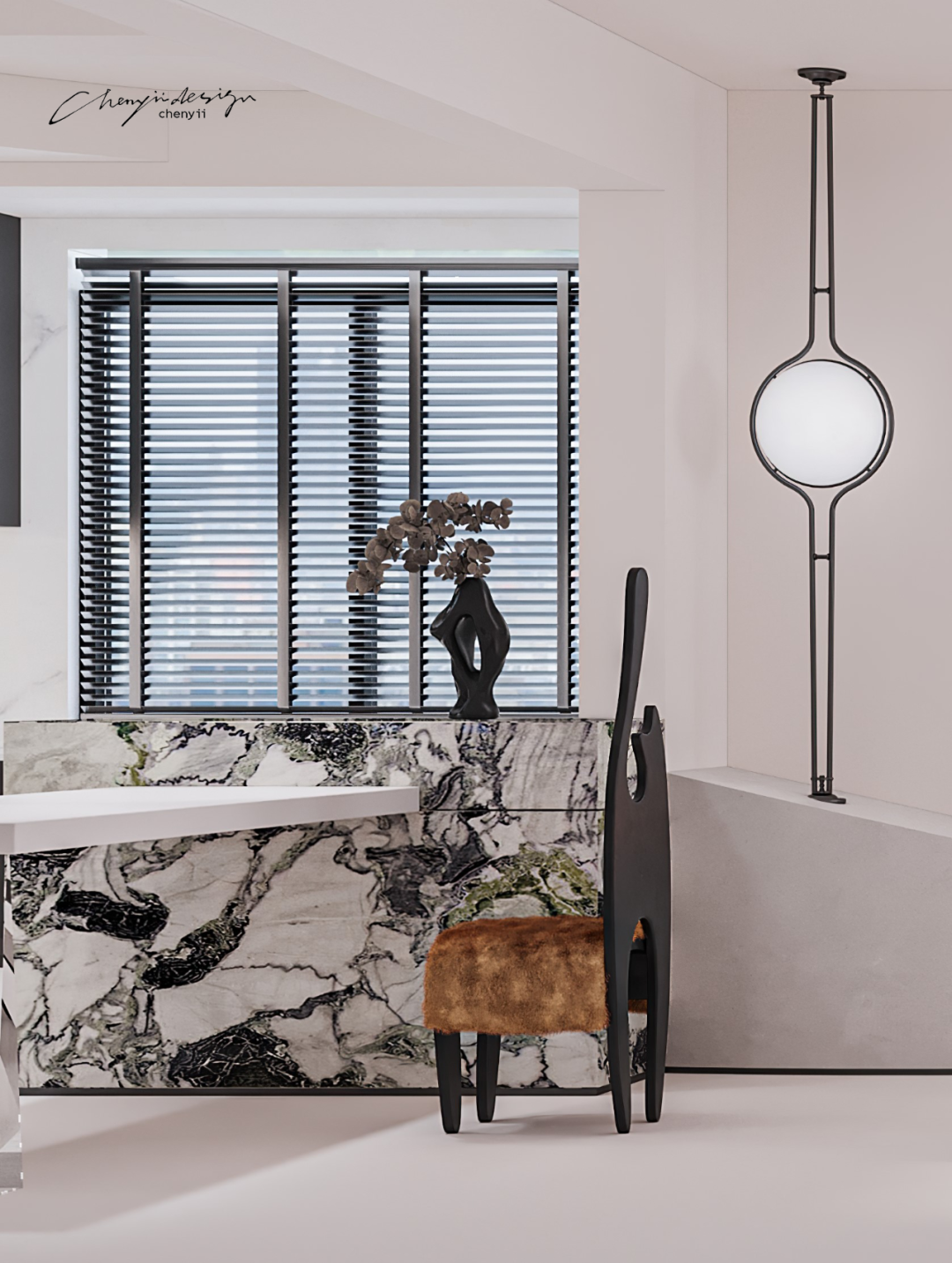 《Brumaire,雾月》·梵音与月色交织的现代艺术住宅丨中国洛阳丨忱意空间设计研究室-30