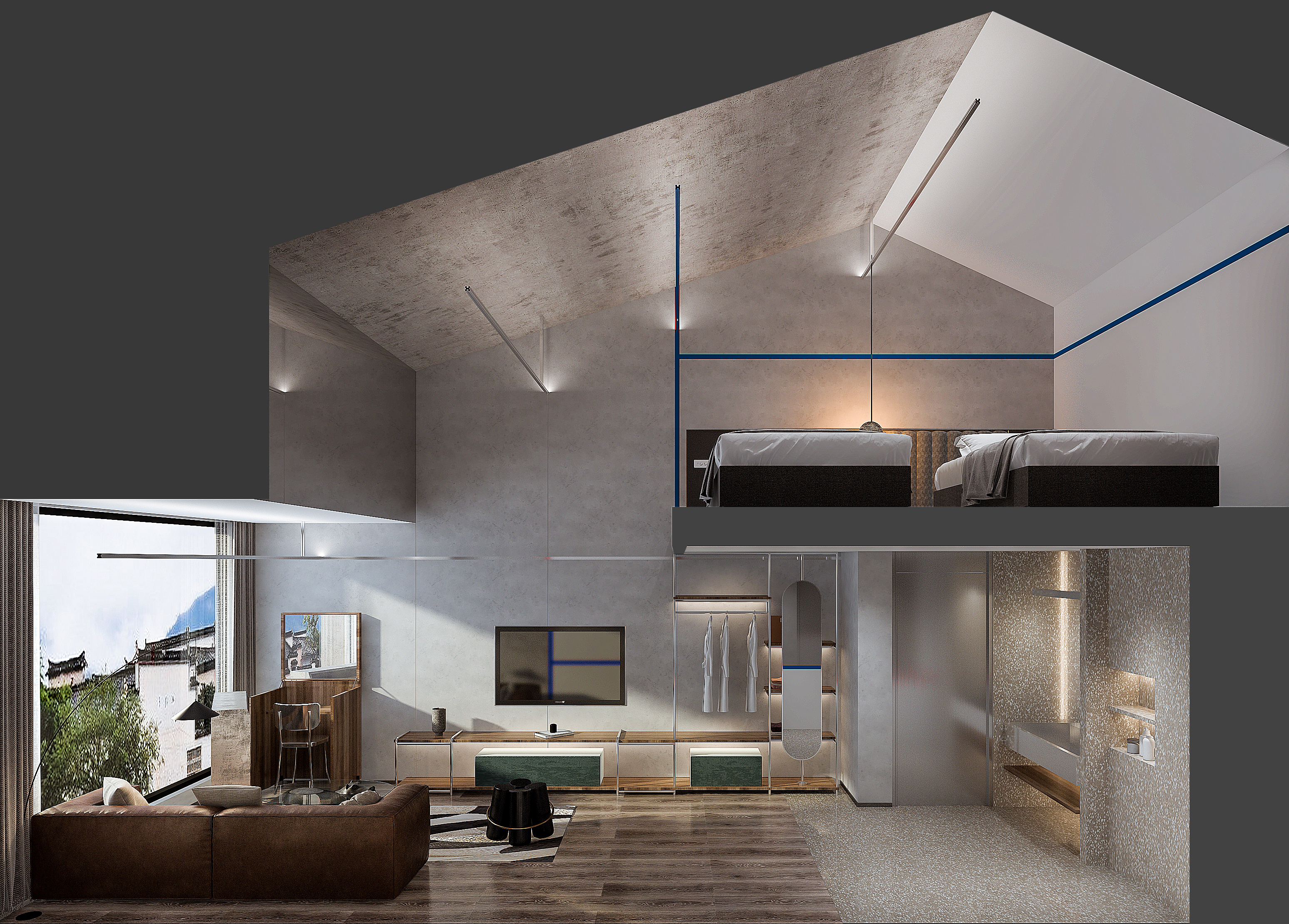 西递 7#,21#机车酒店丨成都简筑空间设计咨询有限公司-11