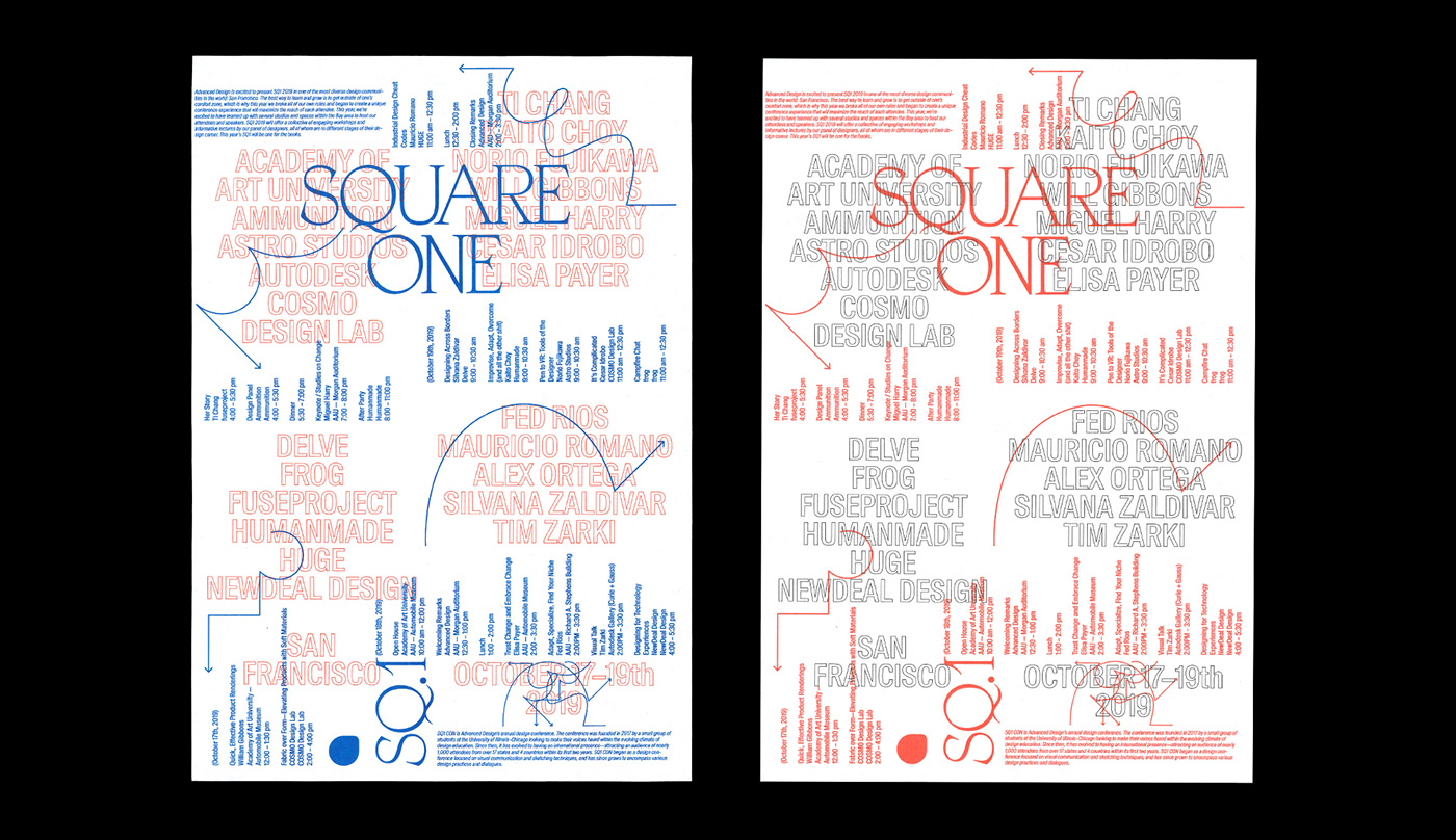 箭指未来 | 2019 年 Square One 设计大会视觉识别设计-17