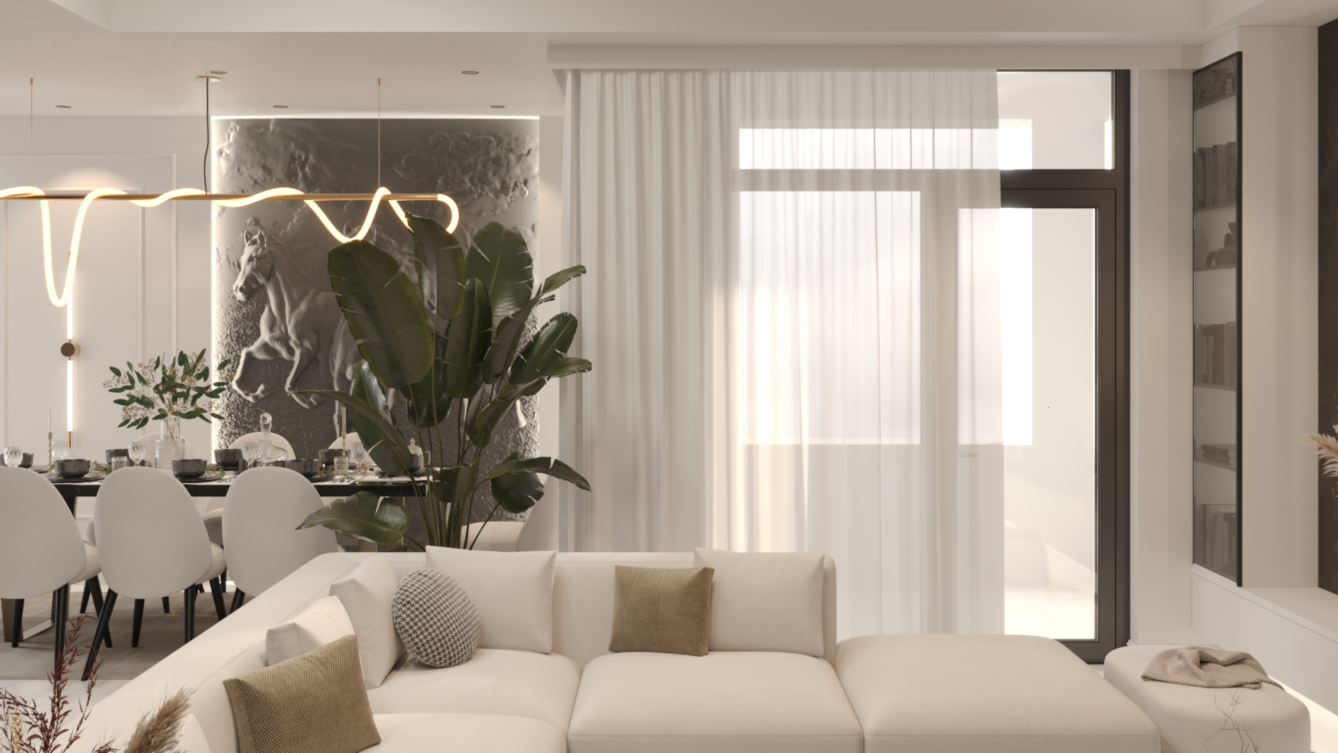 Elegance in Contrast | A Yerevan Residence-6