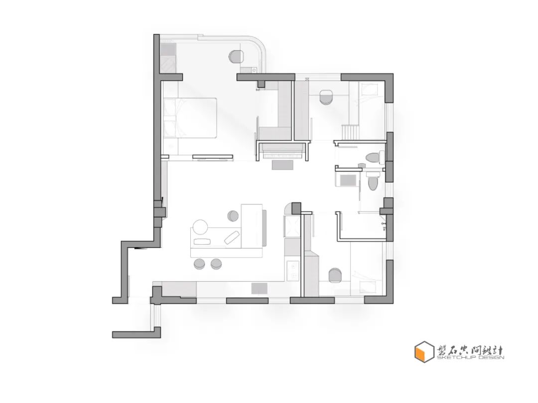 79㎡二手房逆袭丨中国厦门丨厦门磐石空间设计-25