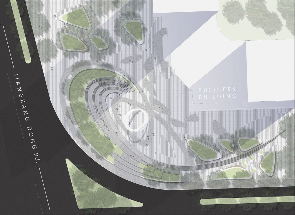 潍坊风之广场丨中国潍坊丨HID翰地景观-71